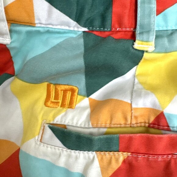 Loudmouth Mens Geometric Patterned Shorts  Size 31 - Picture 7 of 12